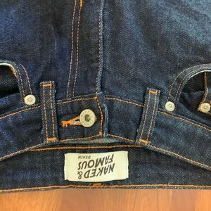 Naked&famous blue jeans